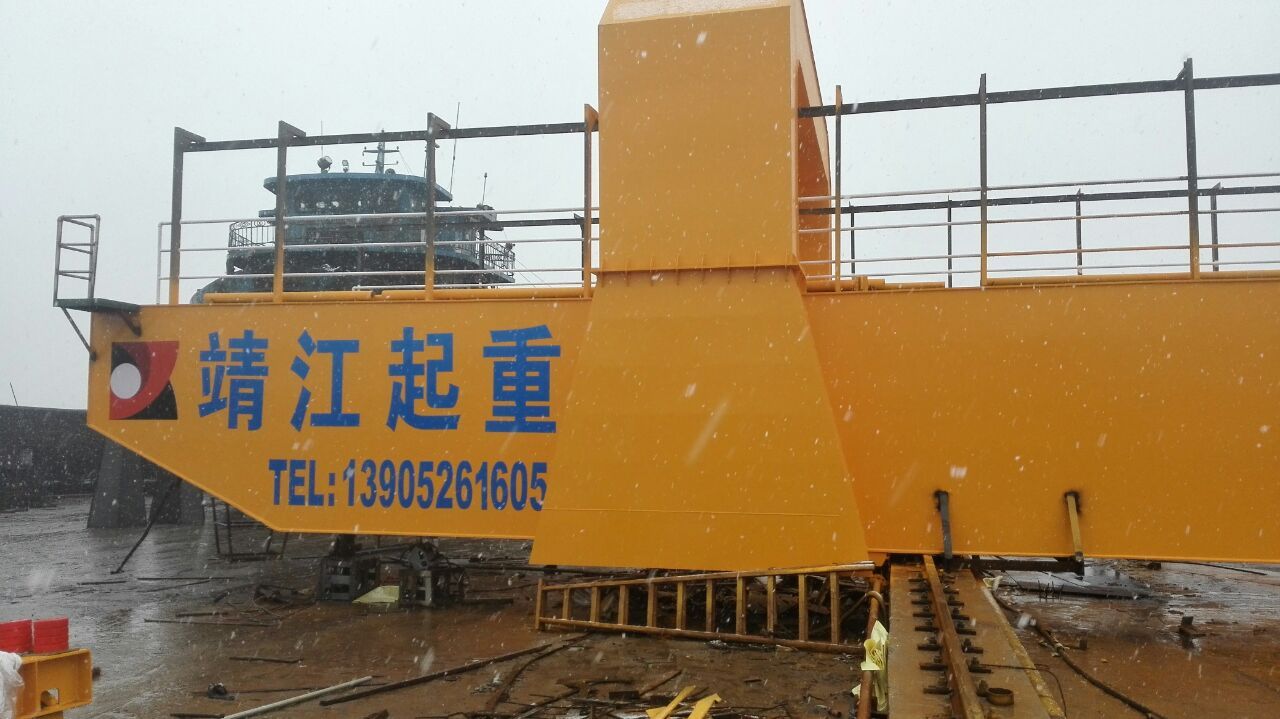 喜報：靖起100T船用門吊安裝完畢！