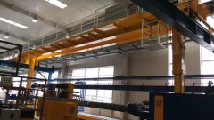 靖起生產(chǎn)的智能起重機，安全高效！