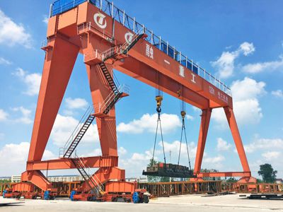 軌道式龍門吊進(jìn)行軌道安裝時的注意事項(xiàng)